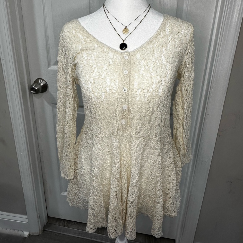 Free People Lace Top